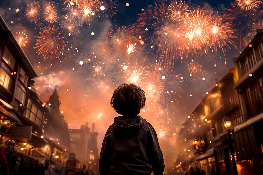 Grand New Rawana fireworks celebration for events and festivals